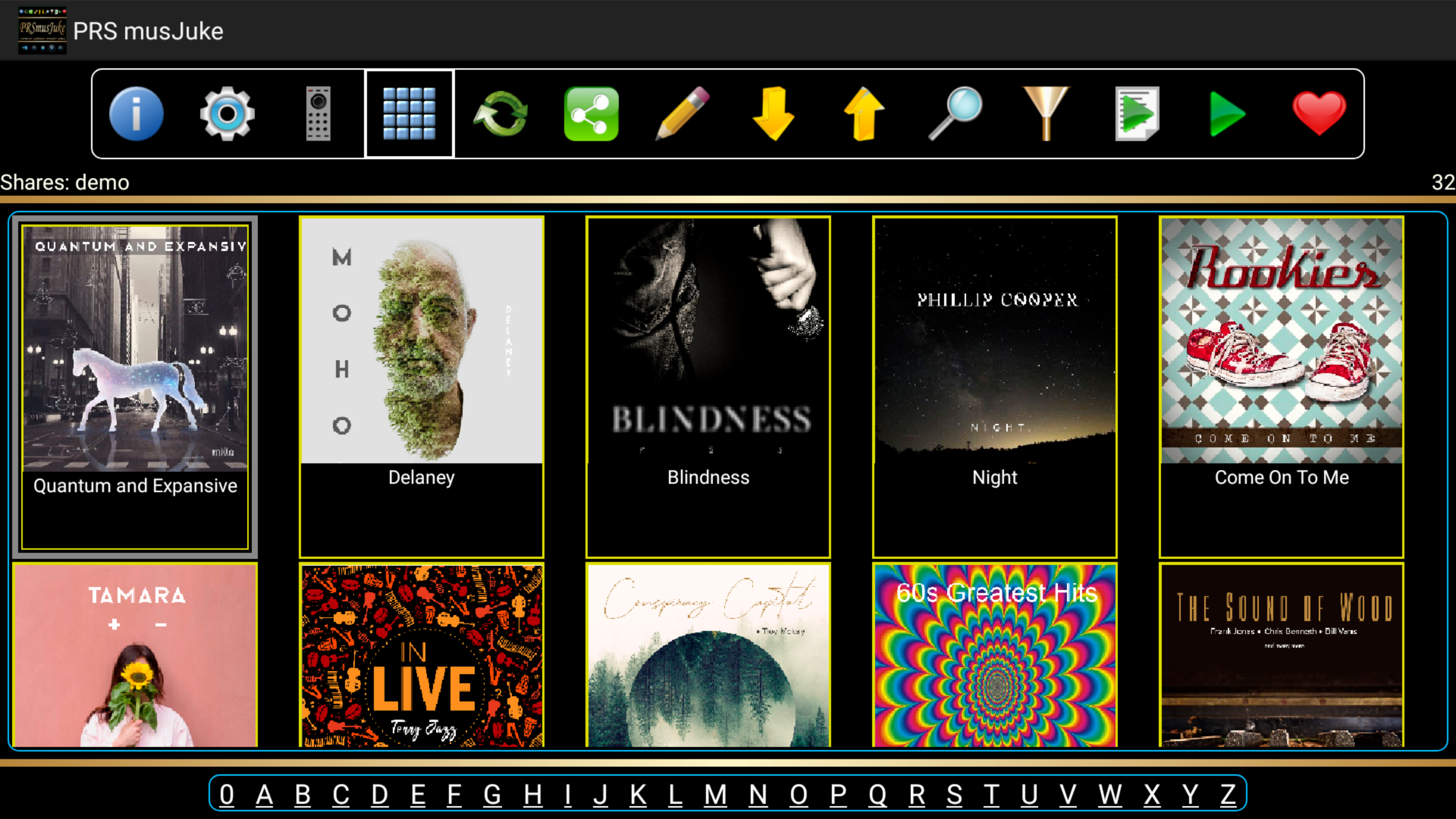 Medium Album Display with Artist Name